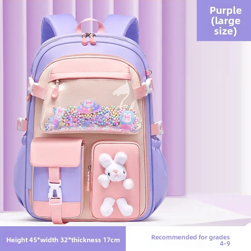 Girls Kawaii Lightweight Waterproof School Backpack