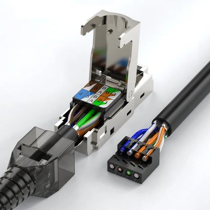 CAT6A CAT7 Shielded RJ45 Ethernet Plug