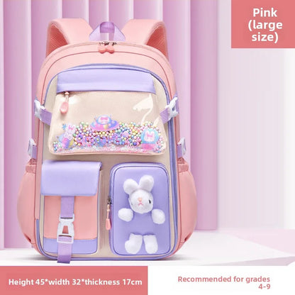 Girls Kawaii Lightweight Waterproof School Backpack