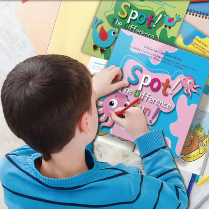 Spot the Difference Puzzle Books for Kids – 8 Book Set