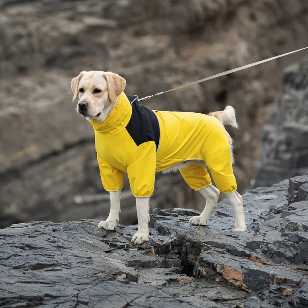 Full Coverage Waterproof Dog Raincoat Jumpsuit