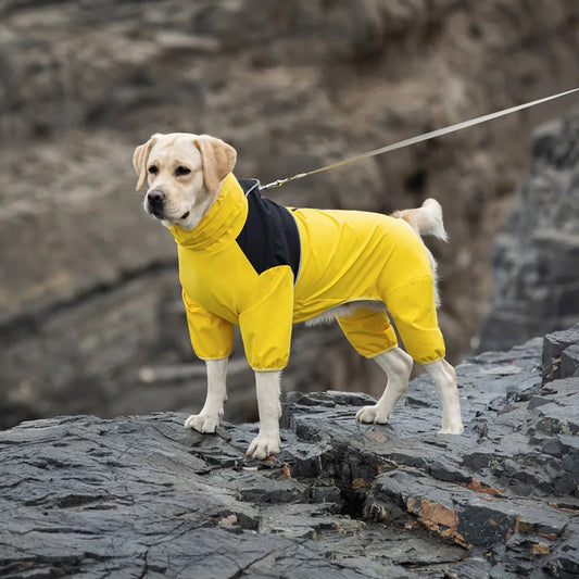 Full Coverage Waterproof Dog Raincoat Jumpsuit