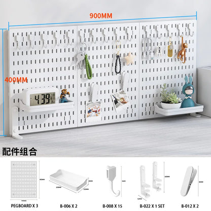 Adjustable Desktop Pegboard Organizer