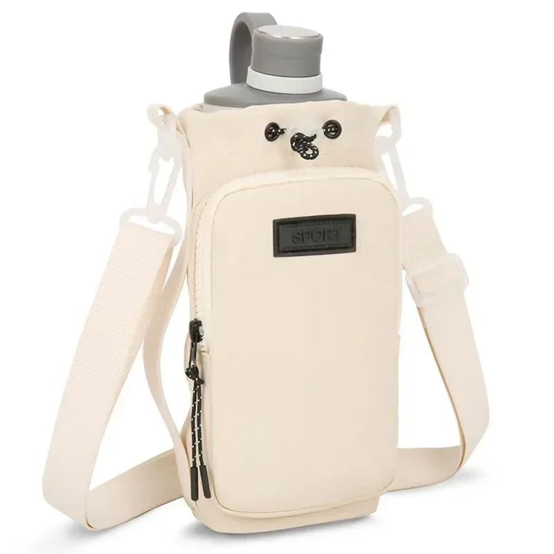Portable Water Bottle Crossbody Carrier Bag