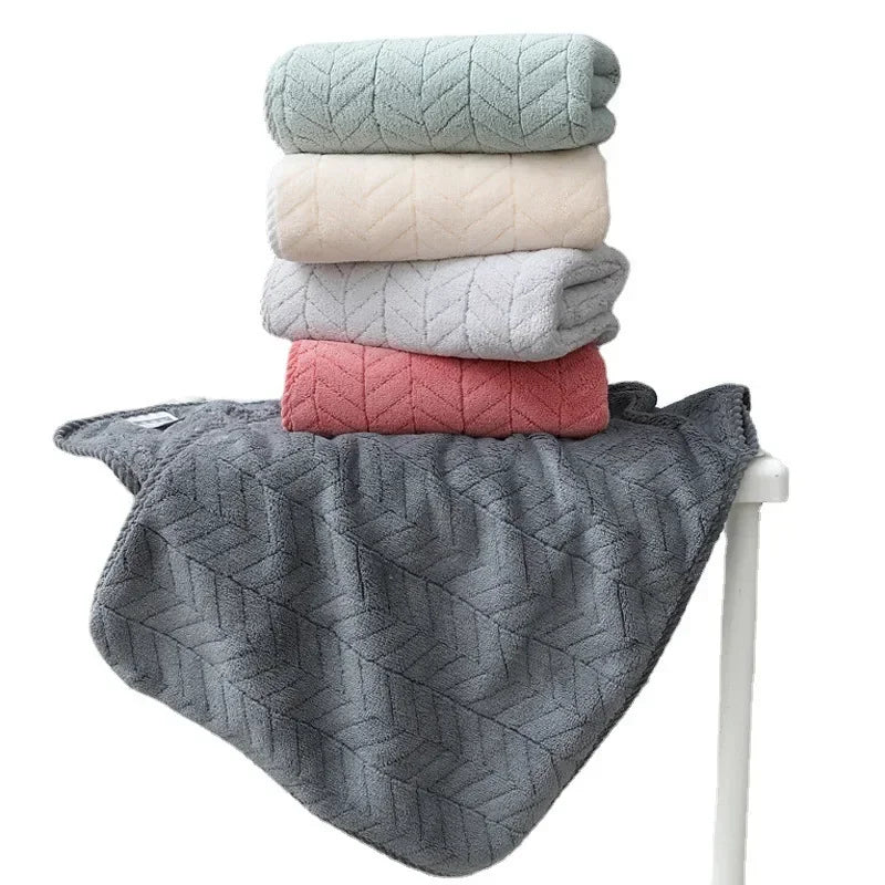 Thick Coral Velvet Bath Towel
