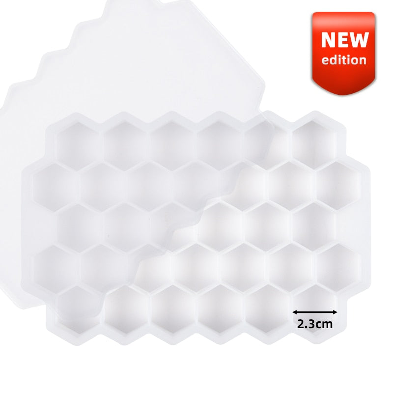 SILIKOLOVE Creative Honeycomb Ice Cube Tray