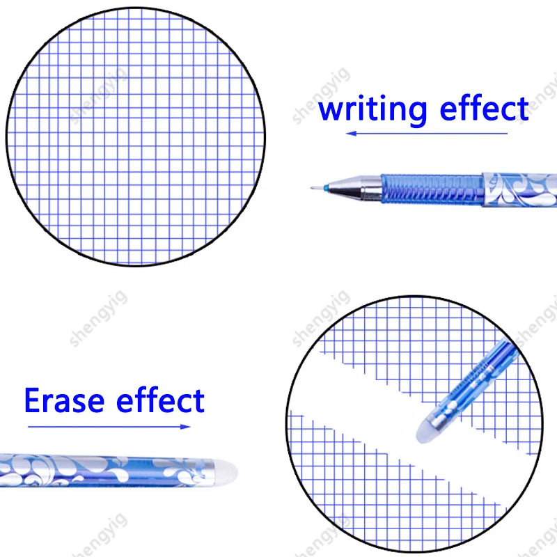 Erasable Gel Pen Refill Set