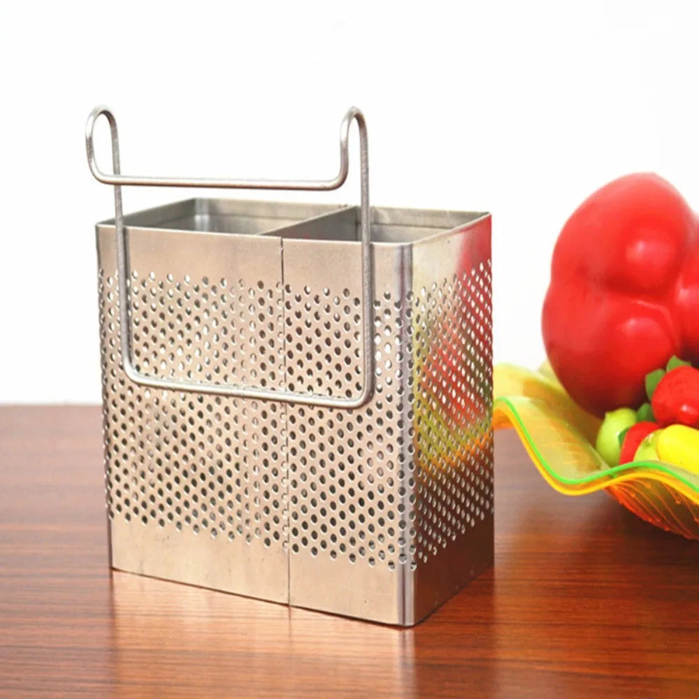 Stainless Steel Cutlery Holder Rack