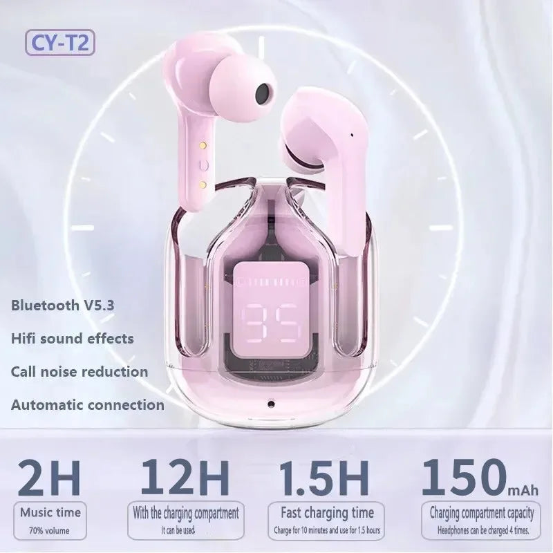 T2 Wireless Bluetooth Earbuds with LED Display