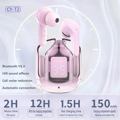 T2 Wireless Bluetooth Earbuds with LED Display