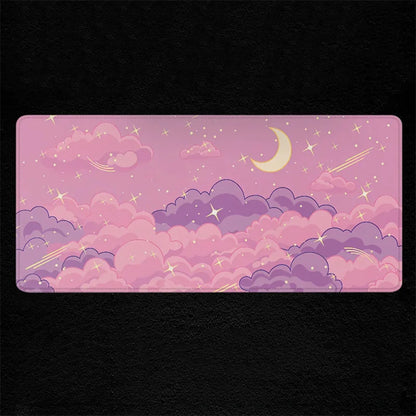 Anime Gaming Mouse Pad Skyscape Desk Mat
