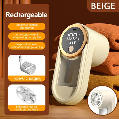 Portable Lint Remover with LED Display
