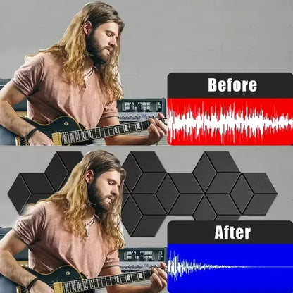 Hexagonal Self-Adhesive Acoustic Wall Panels