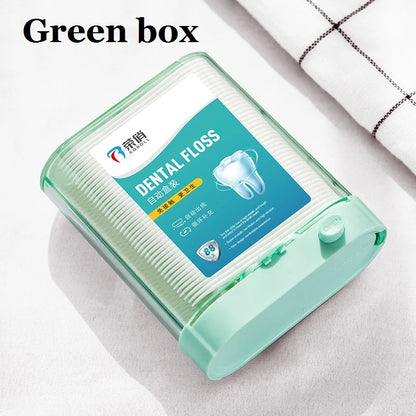 Dental Floss Pick Dispenser Automatic Holder