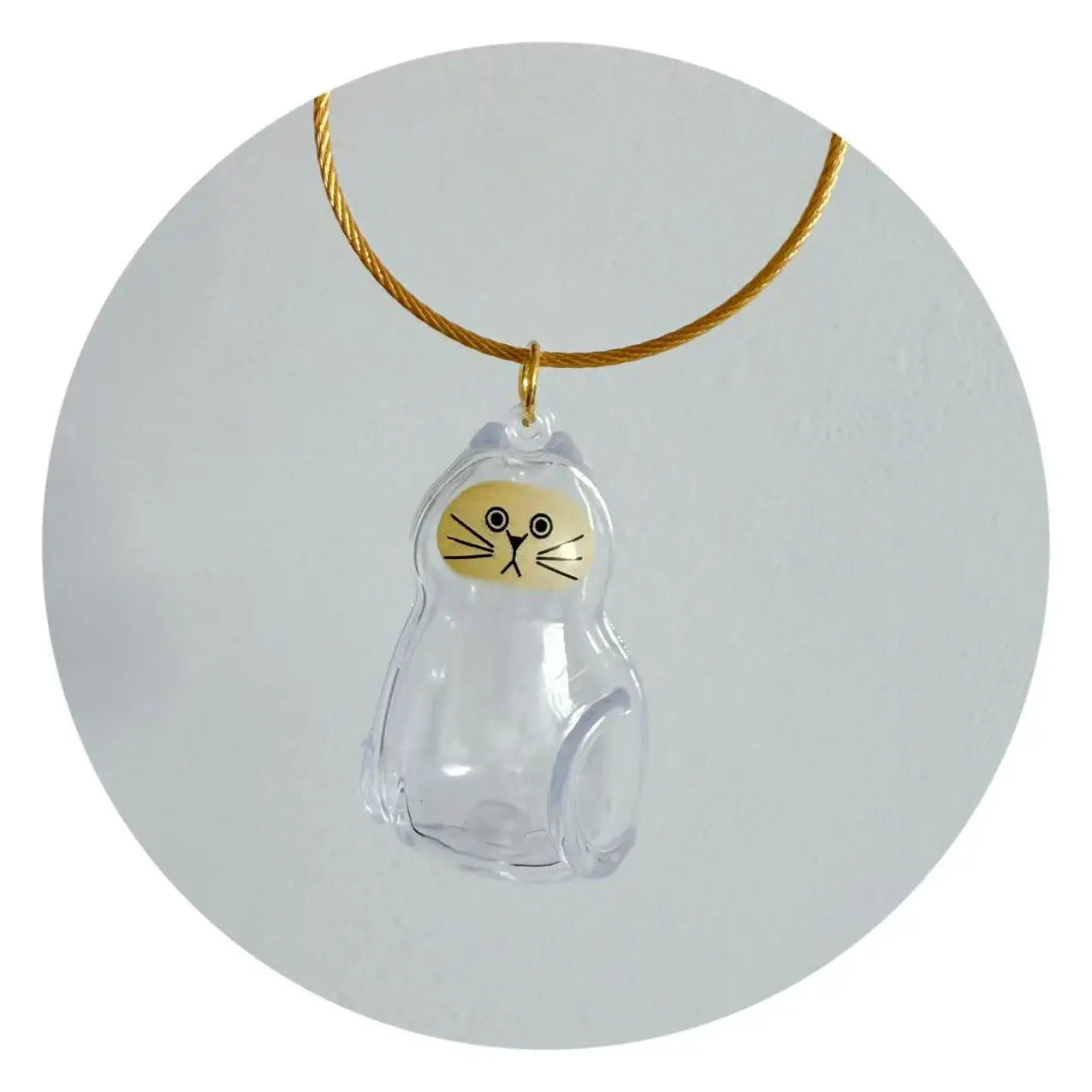 Pet Hair Memorial Keepsake Keychain