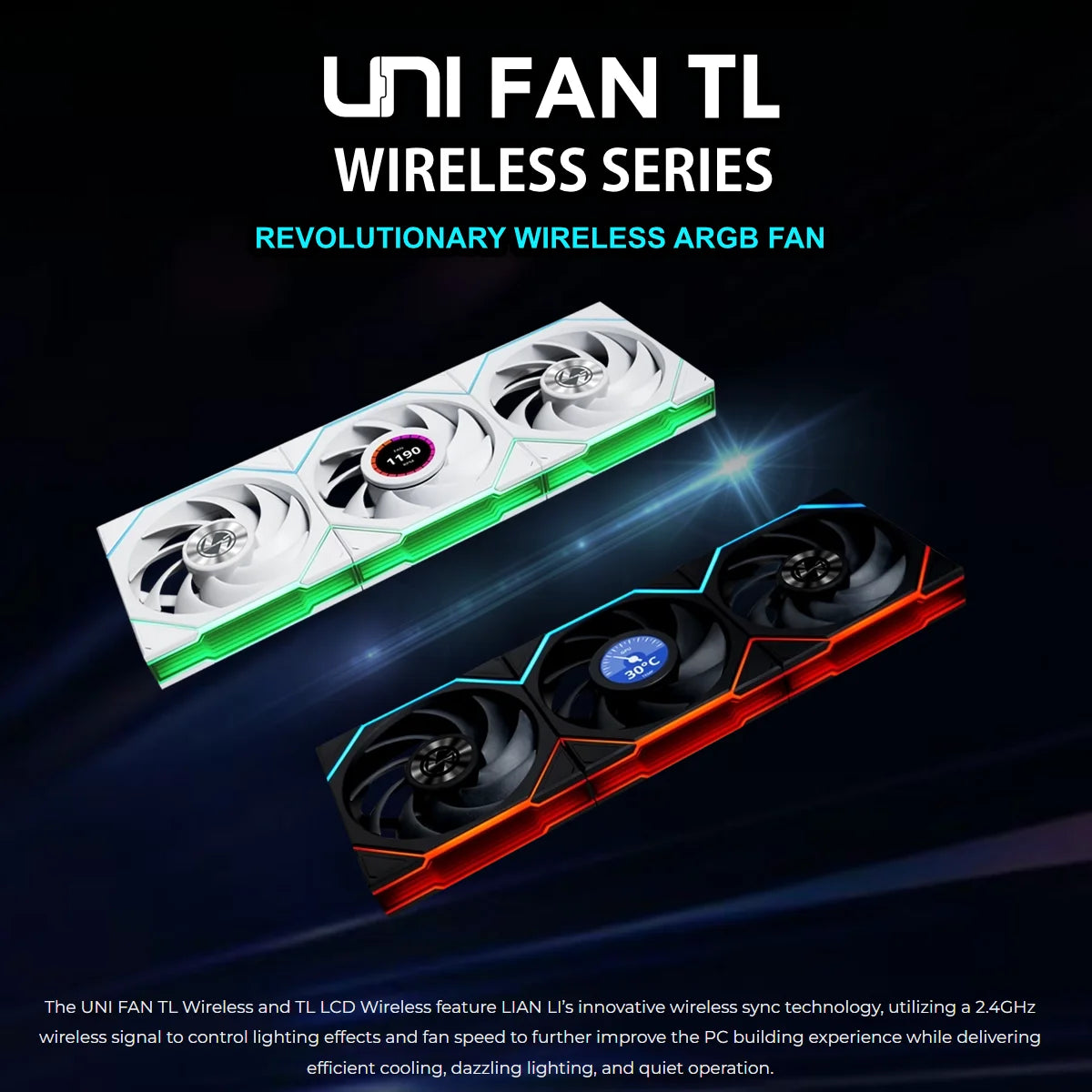 UNI FAN TL140 Wireless RGB Fan