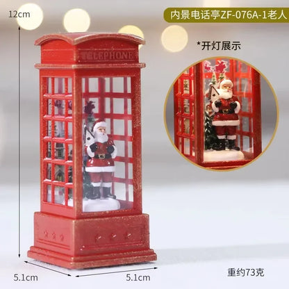 LED Christmas Train Snow Globe Ornament
