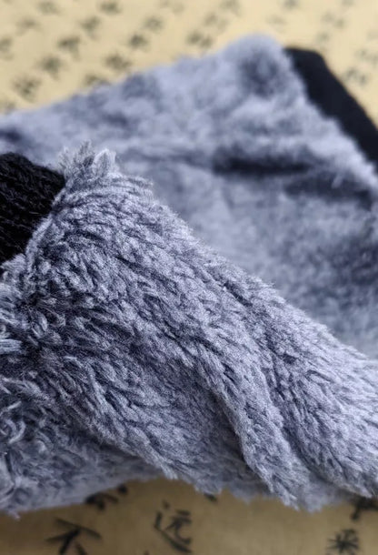 Fleece-Lined Knitted Neck Warmer