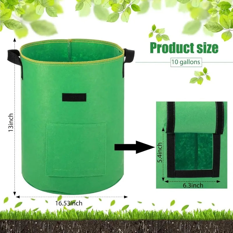 Plant Grow Bags with Harvest Window
