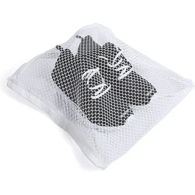 White Mesh Shoe Laundry & Dryer Bag