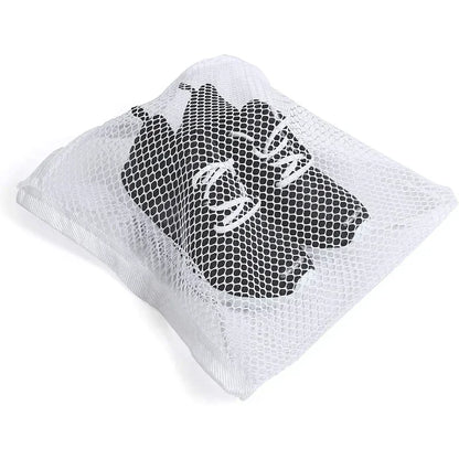 White Mesh Shoe Laundry & Dryer Bag