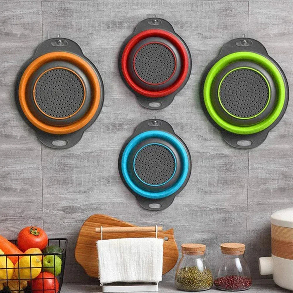 Foldable Fruit & Vegetable Drain Basket