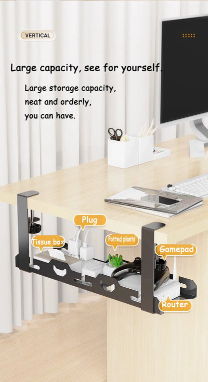 Under Desk Cable Management Tray
