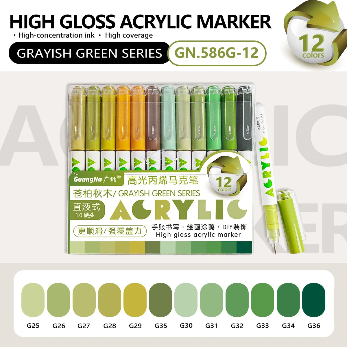 High Gloss Acrylic Paint Markers