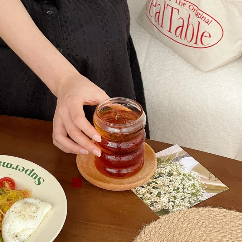 Heat-Resistant Glass Coffee Mug