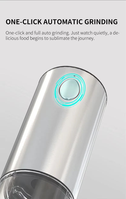 Electric Spice Grinder Set with Charging Base
