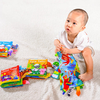 Soft Baby Sensory Cloth Book