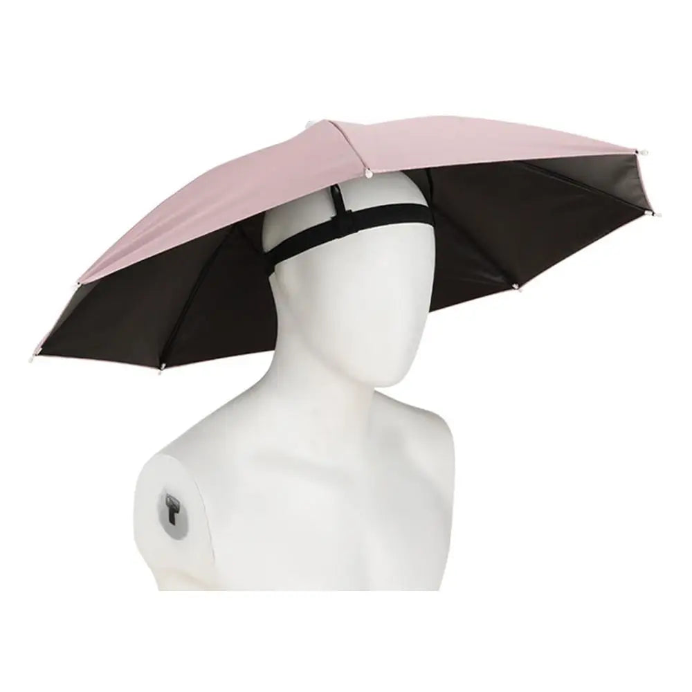 Foldable Head Umbrella Hat