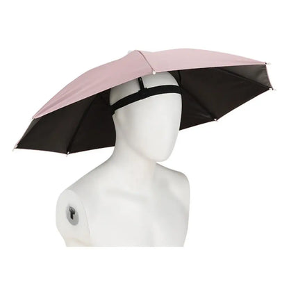 Foldable Head Umbrella Hat