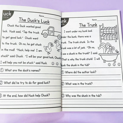 Reading Passages Comprehension Workbook