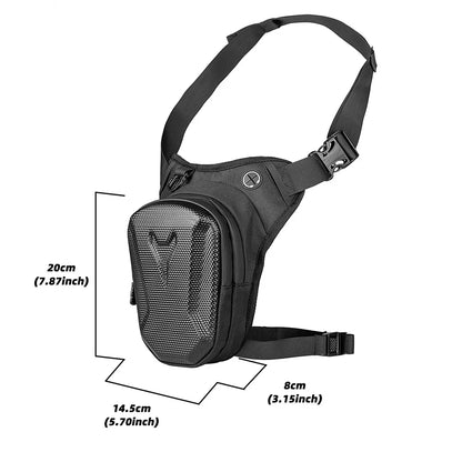 Motorcycle Leg Bag with EVA Hard Shell