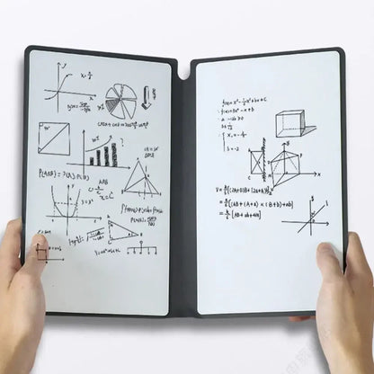A5 Reusable Whiteboard Notebook Set with Pen & Erasing Cloth