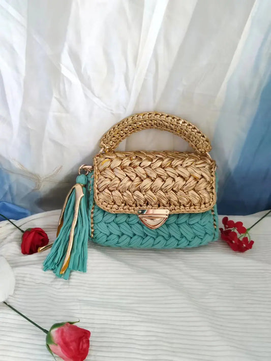 Handwoven Crossbody Satchel Bag