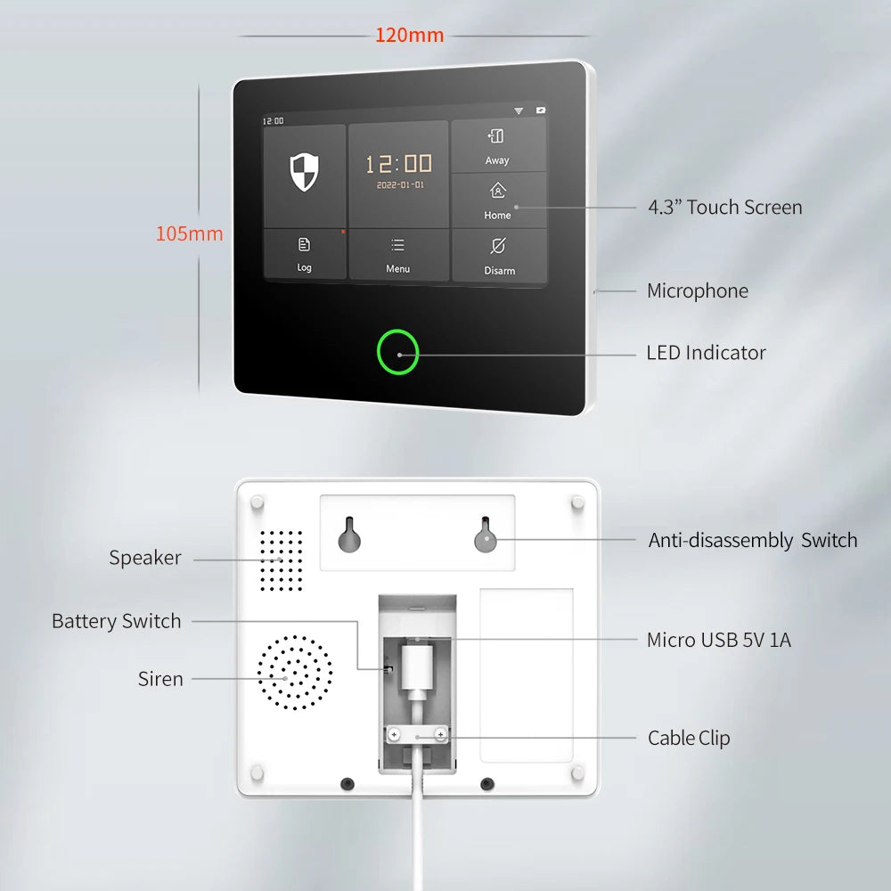 Staniot SecPanel 5 WiFi Alarm System