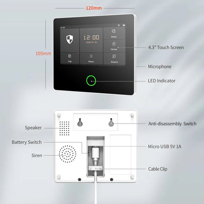 Staniot SecPanel 5 WiFi Alarm System