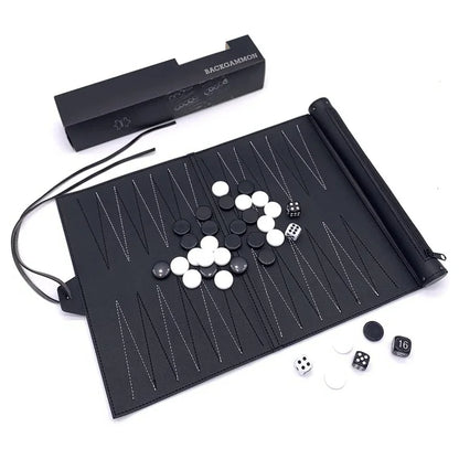 Roll-Up Travel Backgammon Set