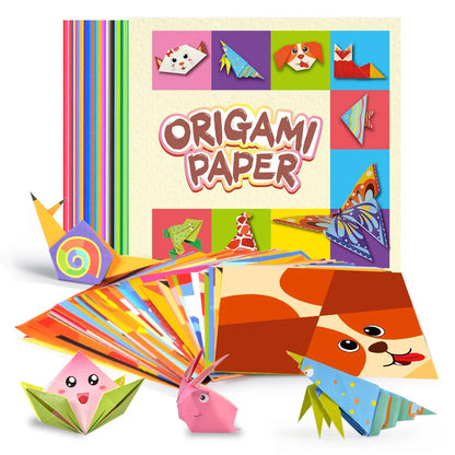 Creative Origami Paper Set with Instruction Booklet