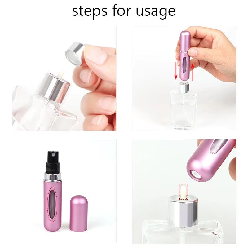 5ml Portable Refillable Perfume Spray Bottle