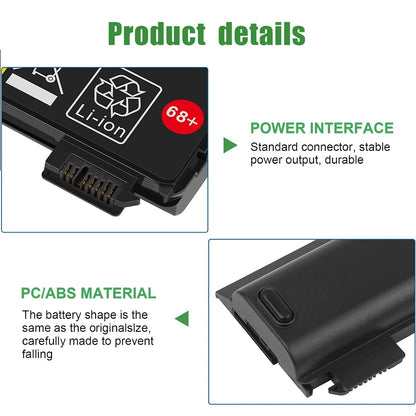SKOWER Replacement Battery for Lenovo ThinkPad L, T, X, A, P & W Series