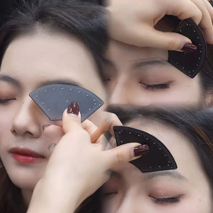 Eyebrow Stencil Kit with Measuring Ruler