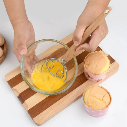 Manual Dough Blender & Flour Mixing Whisk for Baking