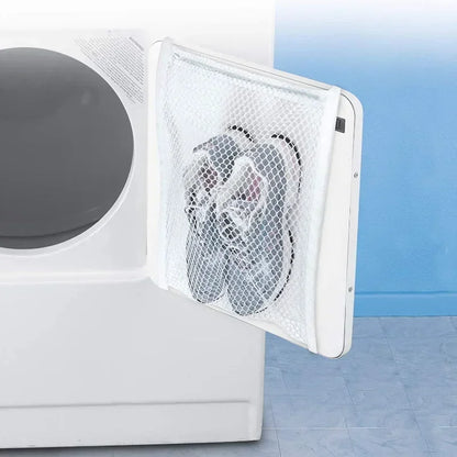 White Mesh Shoe Laundry & Dryer Bag