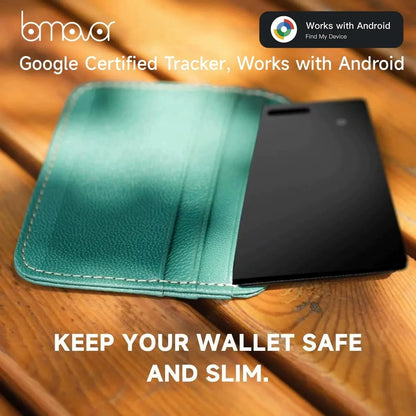 Android Smart Tracker Card with Google Find My Support