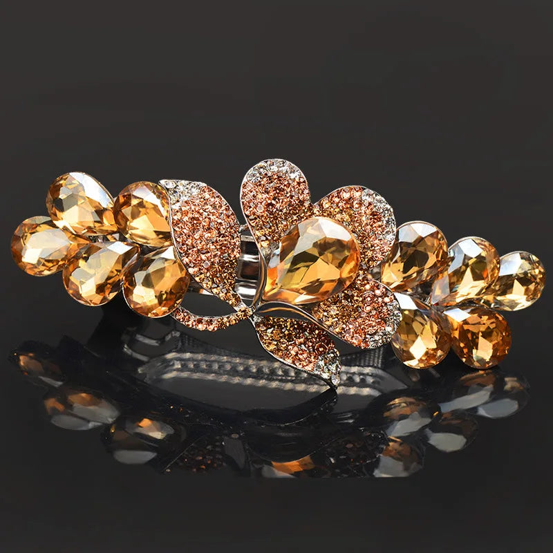 Women’s Rhinestone Hair Barrette Clip
