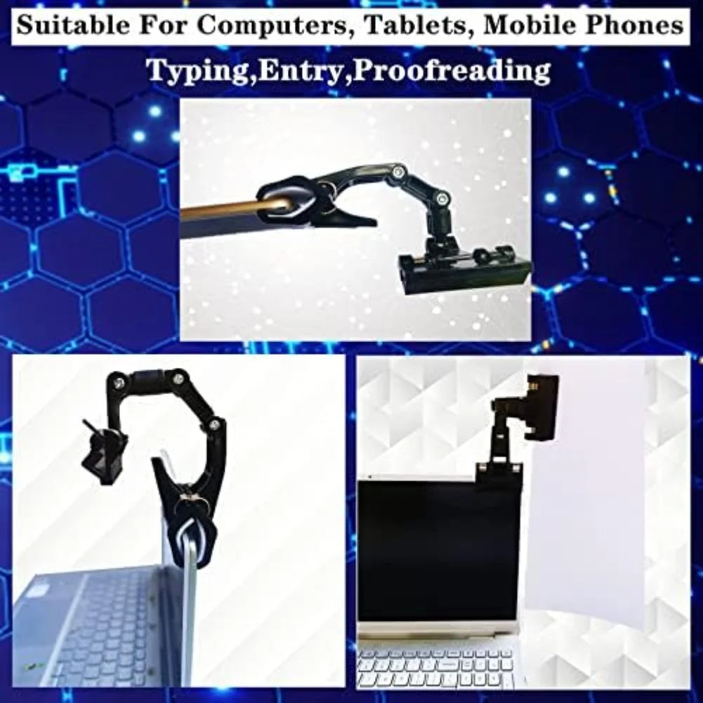 Adjustable 360° Rotatable Document Holder for Desk