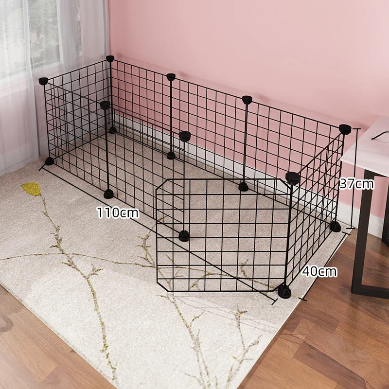 Modular Wire Pet Playpen & Indoor Dog Enclosure